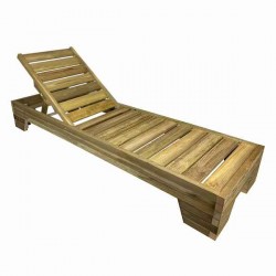 Sun Lounger Wooden Professional 210x68x28cm - Preasure Treated Sun Loungers