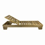Sun Lounger Wooden Professional 210x68x28cm - Preasure Treated Sun Loungers