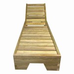 Sun Lounger Wooden Professional 210x68x28cm - Preasure Treated Sun Loungers