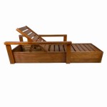 Sun Lounger Wooden Professional 210x62x53cm - Preasure Treated Sun Loungers