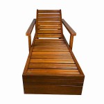 Sun Lounger Wooden Professional 210x62x53cm - Preasure Treated Sun Loungers