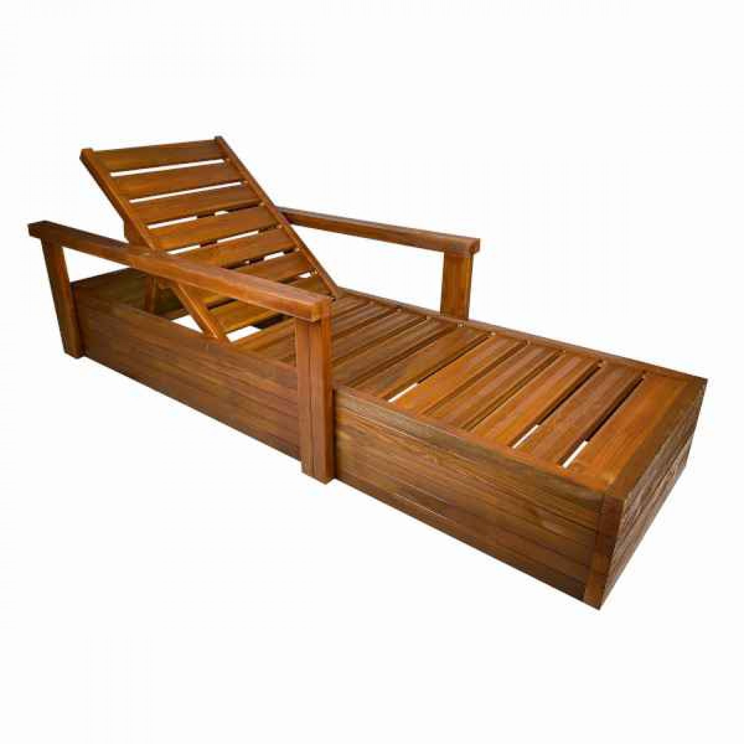 Sun Lounger Wooden Professional 210x80x53cm - Preasure Treated Sun Loungers