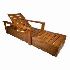 Sun Lounger Wooden Professional 210x80x53cm - Preasure Treated Sun Loungers