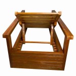 Sun Lounger Wooden Professional 210x80x53cm - Preasure Treated Sun Loungers