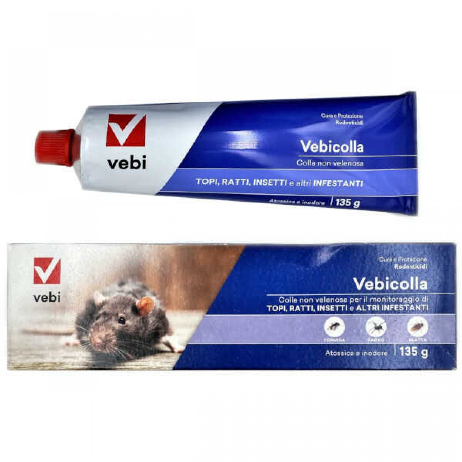 VEBICOLLA Glue Tube 135gr for Mice-Rodents-Insects