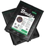BRADAS Woven Anti-Weed PP Black UV 70gr/m² 2x5m BRADAS Woven Anti-Weed PP Black UV 70gr/m² 2x5m - Ground Cover Textile
