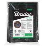 BRADAS Woven Anti-Weed PP Black UV 70gr/m² 2x5m BRADAS Woven Anti-Weed PP Black UV 70gr/m² 2x5m - Ground Cover Textile