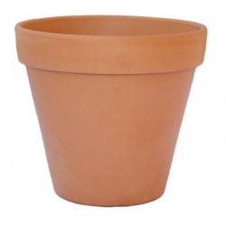 Στρογγυλή Πήλινη Γλάστρα ΦΥΤΩΡΙΟ Ø38 x (Υ)34,5cm ATTIKA