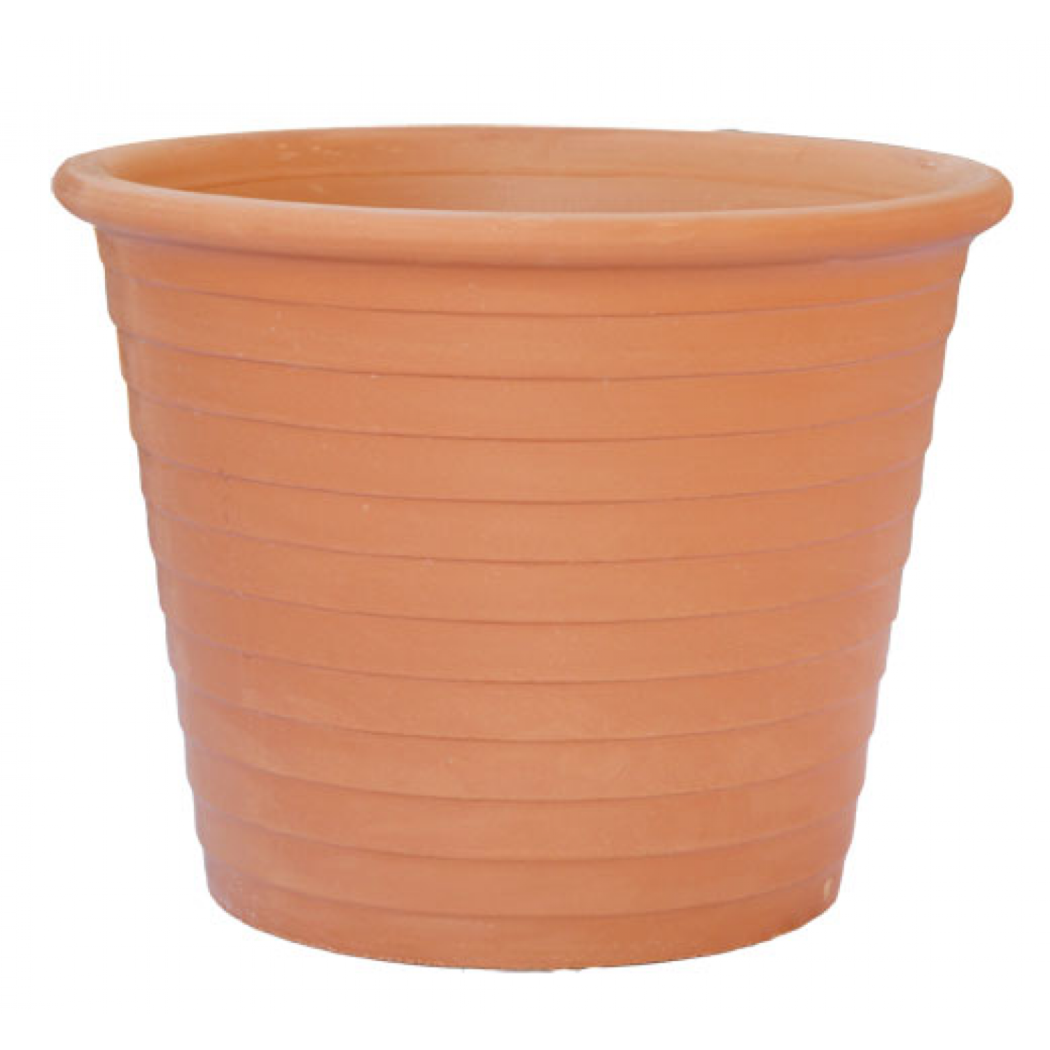 Πήλινη Στρογγυλή Γλάστρα ΖΟΝΑΡΙ Ø45 x (Υ)40cm ATTIKA Ceramart