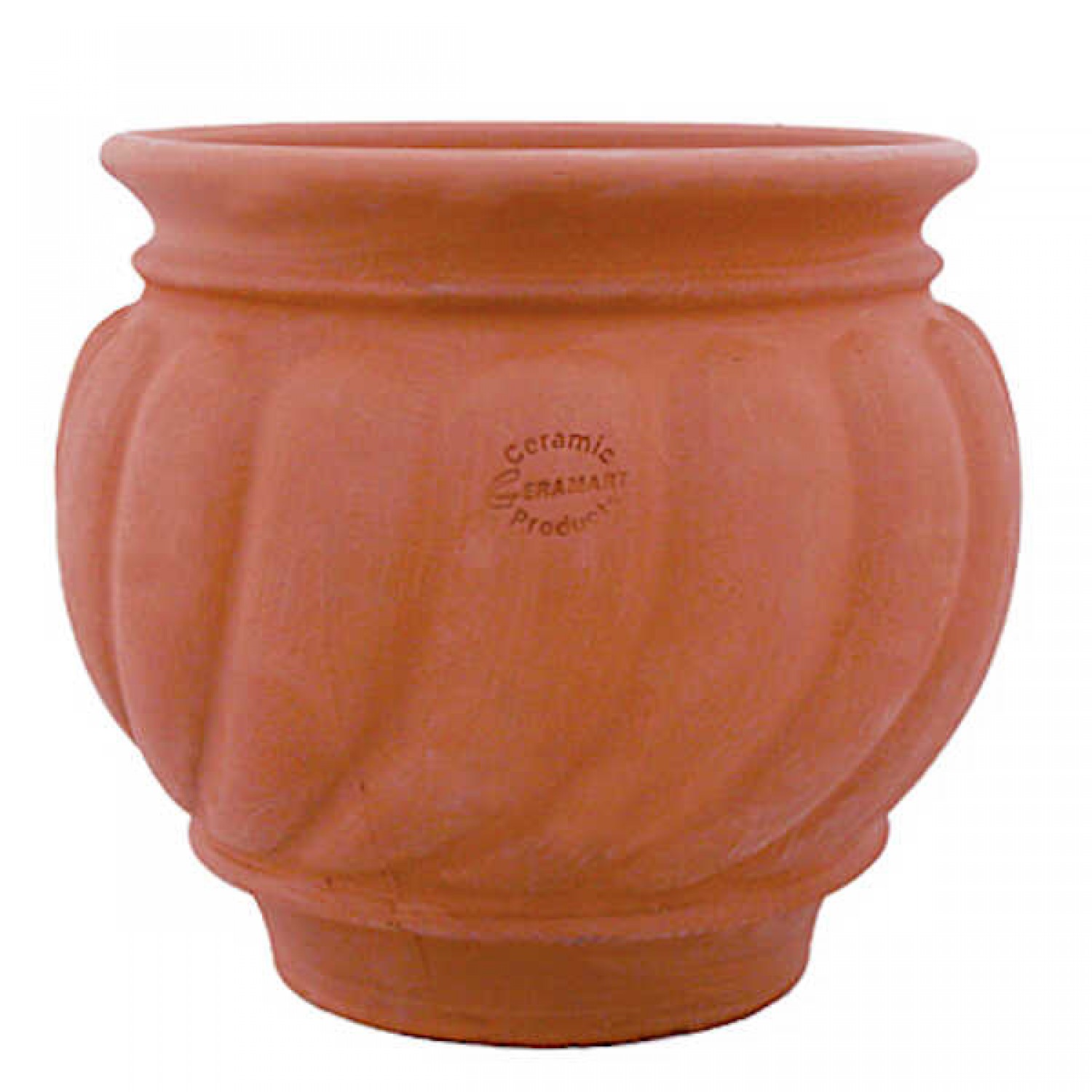 Round Clay Plant Pot ATHINA Ø40 x (H)37cm ATTIKA Ceramart