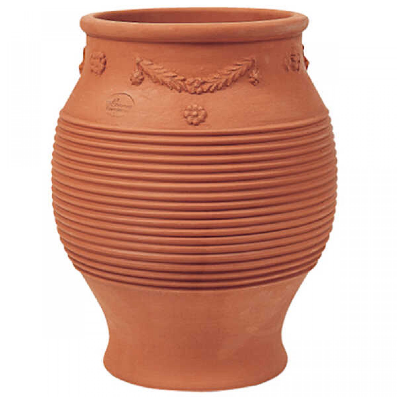 Πήλινη Γάστρα ΠΥΘΑΡΙ Ø43x(Υ)57cm - Γλάστρες ATTIKA