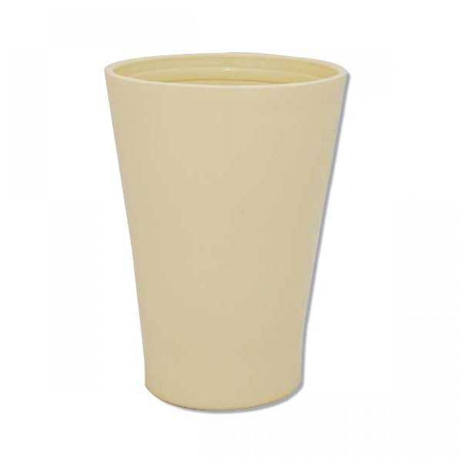 Clay Caspot ORCHIDEA PSILI CREAM Ø14x(H)20cm | Kipogeorgiki 