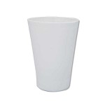 Clay Planter Caspot ORCHIDEA PSILI WHITE | Kipogeorgiki 