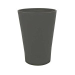 Clay Caspot ORCHIDEA PSILI LEADEN Ø14x(H)20cm | Kipogeorgiki 