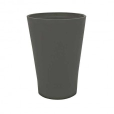 Clay Caspot ORCHIDEA PSILI LEADEN Ø14x(H)20cm | Kipogeorgiki 