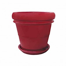 Clay Plant Pot DOBIO BORDO Ø41 x (H)37cm | Kipogeorgiki