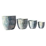 Υαλωμένη Πήλινη Γλάστρα Λευκό-Γαλάζιο Δ29x26cm CERAMART Γυαλωμένη Πήλινη Γλάστρα Λευκό-Γαλάζιο Δ29x26cm CERAMART - Στρογγυλές Πήλινες Γυαλωμένες Γλάστρες