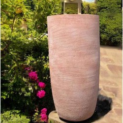 Γυαλωμένη Πήλινη Γλάστρα Τερακότα Δ50x96cm CERAMART - Στρογγυλές Πήλινες Γυαλωμένες Γλάστρες