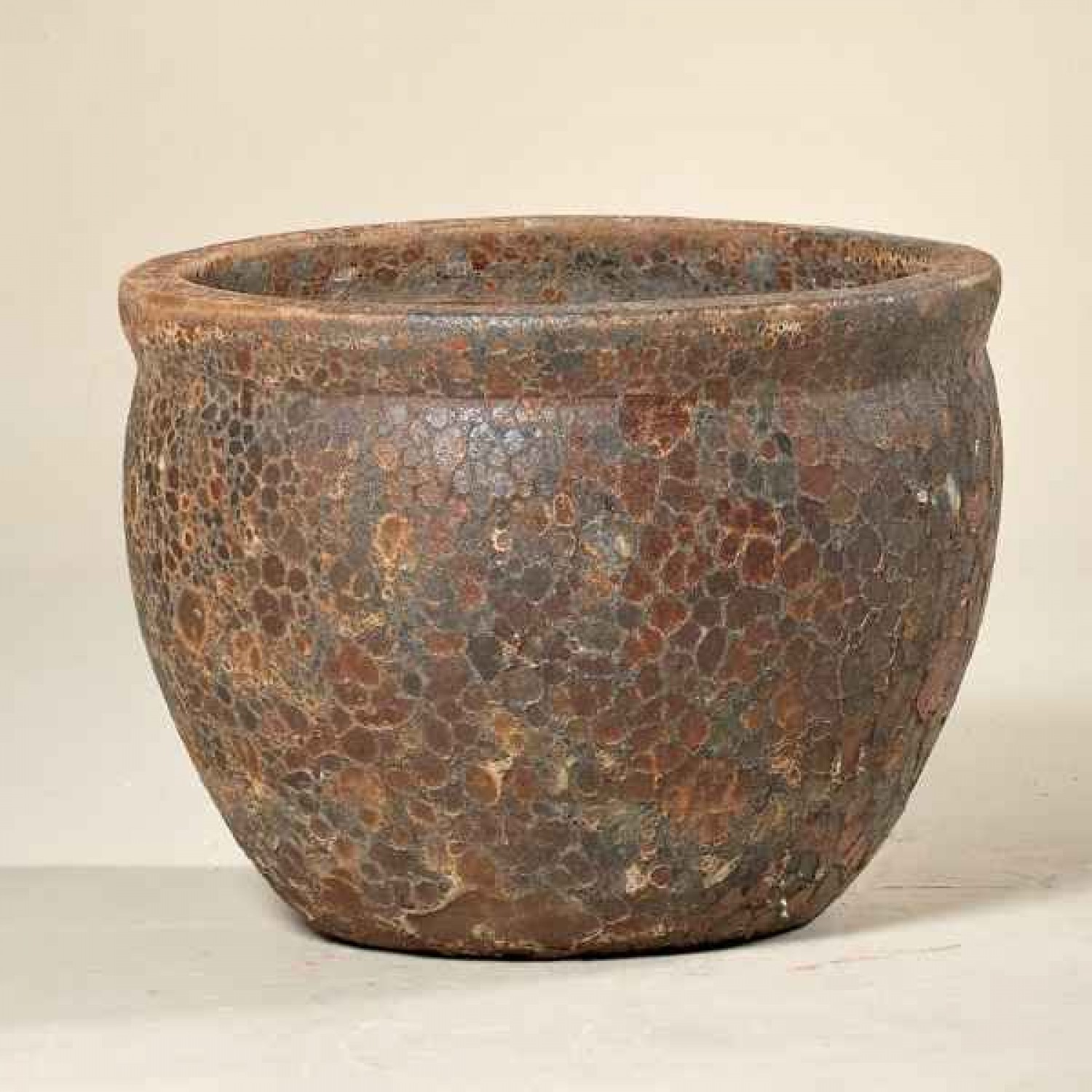 Γυαλωμένη Πήλινη Γλάστρα Καφέ Δ36x30cm CERAMART Γυαλωμένη Πήλινη Γλάστρα Καφέ Δ36x30cm CERAMART - Ωοειδείς Πήλινες Γυαλωμένες Γλάστρες