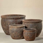 Γυαλωμένη Πήλινη Γλάστρα Καφέ Δ36x30cm CERAMART Γυαλωμένη Πήλινη Γλάστρα Καφέ Δ36x30cm CERAMART - Ωοειδείς Πήλινες Γυαλωμένες Γλάστρες