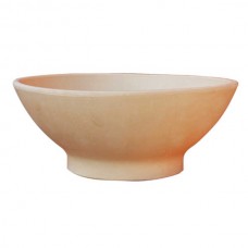 Πήλινη Στρογγυλή Γλάστρα ΛΕΚΑΝΗ ΜΠΕΖ Ø55 x (Υ)18cm Ceramart