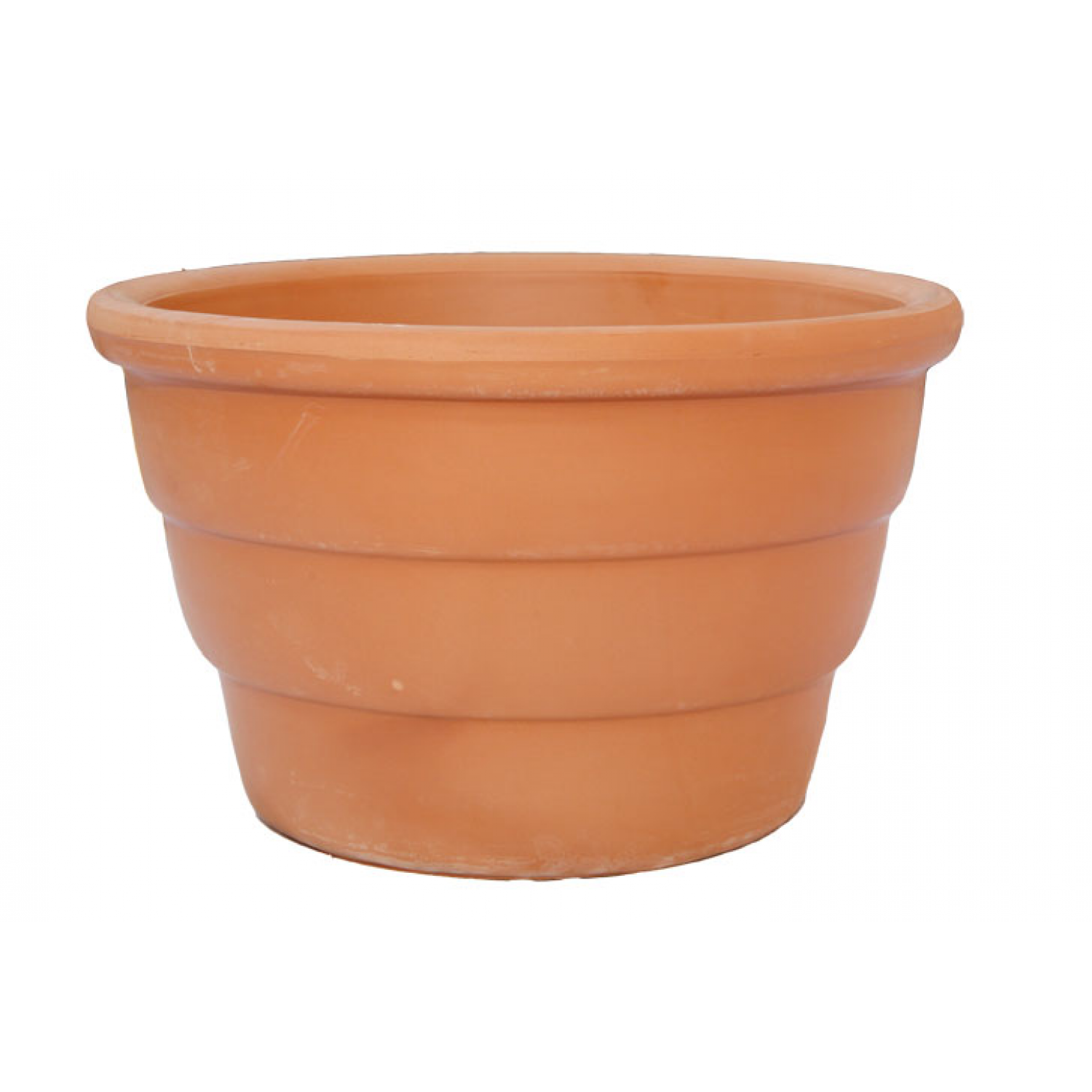 Round Clay Plant Pot ACHIVADA Ø20 x (H)11cm ATTIKA Ceramart