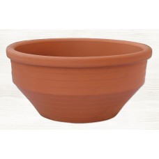 Πήλινη Στρογγυλή Γλάστρα C4 Ø36 x (Υ)17cm ATTIKA Ceramart