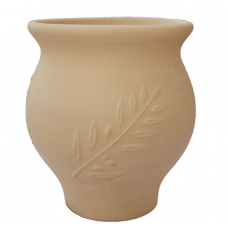 Στρογγυλή Πήλινη Γλάστρα ΕΛΙΑ ΜΠΕΖ Ø30 x (Υ)30cm Ceramart