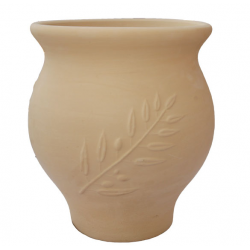 Στρογγυλή Πήλινη Γλάστρα ΕΛΙΑ ΜΠΕΖ Ø30 x (Υ)30cm Ceramart