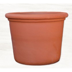 Στρογγυλή Πήλινη Γλάστρα ΦΛΑΟΥΕΡ ΠΟΤ Ø30 x (Υ)23cm ATTIKA