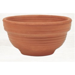 Στρογγυλή Πήλινη Γλάστρα ΛΕΚΑΝΑΚΙ Ø16,5 x (Υ)8,5cm Ceramart