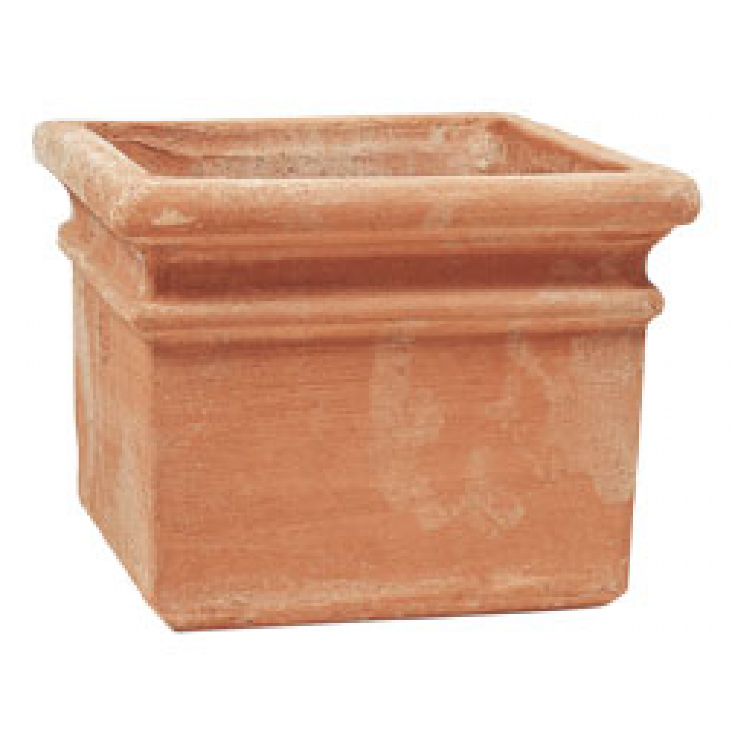 Πήλινη Γλάστρα ΜΑΛΙΑ 50x50x(Υ)40cm Τετράγωνη CRETE Ceramart