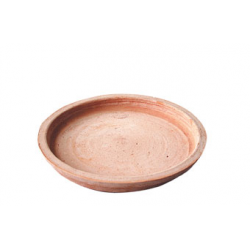 Στρογγυλό Πήλινο Πιάτο Γλάστρας Νο35-Ø35x(Υ)5cm CRETE