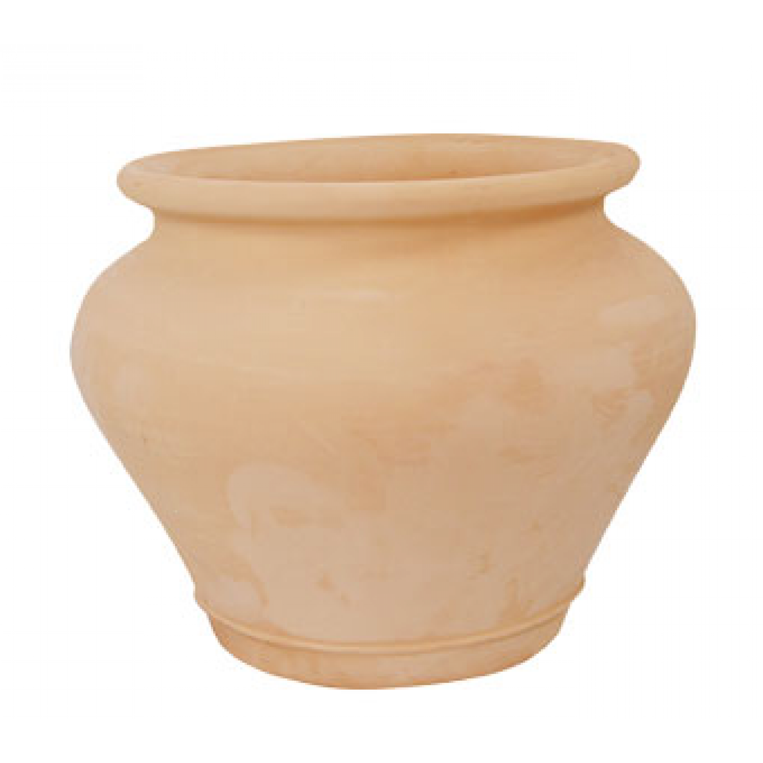 Clay Plant Pot ZARA BEIGE Ø30 x (H)25cm TERRA BIANCA - Round Clay Pots Clay Plant Pot ZARA BEIGE Ø30 x (H)25cm TERRA BIANCA