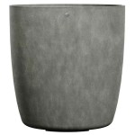 Cosapots JUNO 95 Round Planter D95x102cm Handcrafted Fiberglass - Plastic Pots-Cachepot, Planters & Containers