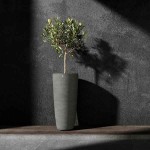 Cosapots LOFTO 42 Tall Planter-Vase D42x92cm Handcrafted Fiberglass - Plastic Pots-Cachepot, Planters & Containers