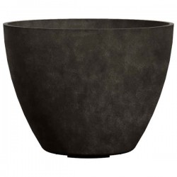 Cosapots LUPO 51 Round Planter D51x39cm Handcrafted Fiberglass - Plastic Pots-Cachepot, Planters & Containers