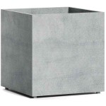 Cosapots REGLITO CUBE 60 Square Planter 60x60x(H)60cm Handcrafted Fiberglass - Plastic Pots-Cachepot, Planters & Containers