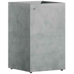 Cosapots REGLITO 80 Square Planter 50x50x(H)80cm Handcrafted Fiberglass - Plastic Pots-Cachepot, Planters & Containers