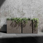 Cosapots REGLO 40 Plastic Handcrafted Rectangular Planter 90x30x(H)40cm - Synthetic Pots-Cachepot, Planters & Containers