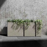 Cosapots REGLO 40 Plastic Handcrafted Rectangular Planter 90x30x(H)40cm - Synthetic Pots-Cachepot, Planters & Containers