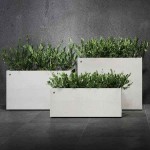 Cosapots SEMPLITO 40 Plastic Handcrafted Rectangular Planter 100x50x(H)40cm - Synthetic Pots-Cachepot, Planters & Containers