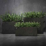 Cosapots SEMPLITO 40 Plastic Handcrafted Rectangular Planter 100x50x(H)40cm - Synthetic Pots-Cachepot, Planters & Containers