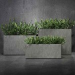 Cosapots SEMPLITO 40 Plastic Handcrafted Rectangular Planter 100x50x(H)40cm - Synthetic Pots-Cachepot, Planters & Containers