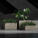 Cosapots SEMPLO GRAND 100 Square Planter 120x120x(H)100cm Handcrafted Fiberglass - Plastic Pots-Cachepot, Planters & Containers