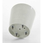 Γλάστρα Amsterdam Στρογγυλή Ø60 x (Υ)56εκ. Ecopots 