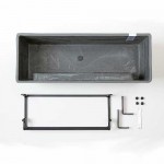 Κρεμαστές Ζαρντινιέρες Bruges Ecopots 55x20x(Υ)21εκ.