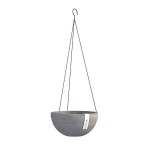 Πλαστική Κρεμαστή Γλάστρα Hanging Brussels Ø33x16,5εκ. ECOPOTS - Κρεμαστές Γλάστρες από Πλαστικό Ανακύκλωσης & Πούδρα Πέτρας