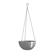 Πλαστική Κρεμαστή Γλάστρα Hanging Brussels Ø27x13εκ. ECOPOTS - Κρεμαστές Γλάστρες από Πλαστικό Ανακύκλωσης & Πούδρα Πέτρας