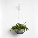 Πλαστική Κρεμαστή Γλάστρα Hanging Brussels Ø33x16,5εκ. ECOPOTS - Κρεμαστές Γλάστρες από Πλαστικό Ανακύκλωσης & Πούδρα Πέτρας